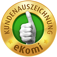 eKomi Gold zertifikat Kundenbewertungen