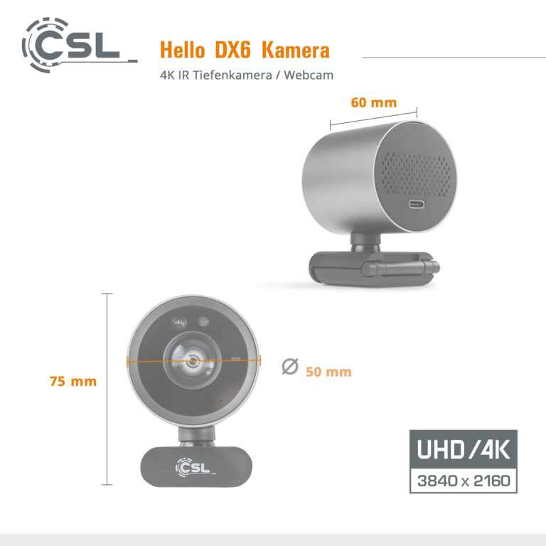 CSL Hello DX6 Webcam Maße