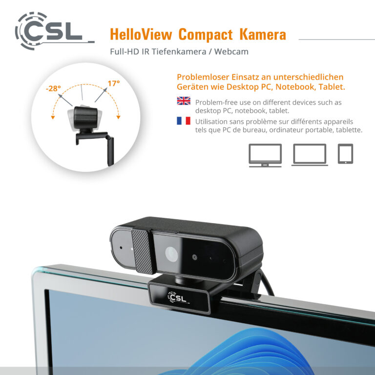 Montage CSL HelloView Webcam