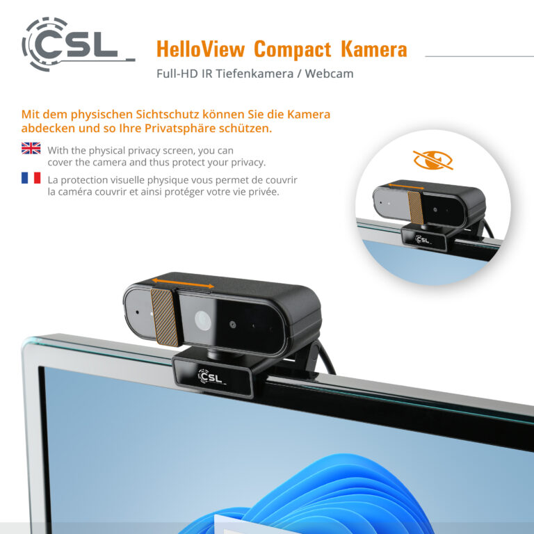 Privatssphäreschutz CSL HelloView Webcam