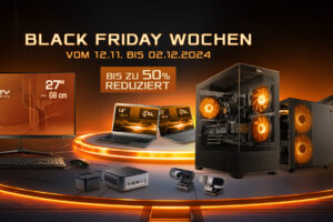 Black Friday Wochen bei CSL Computer vom 12.11 bis 02.12.2024 - bis zu 50% Rabatt auf PCs, Notebooks & Zubehör