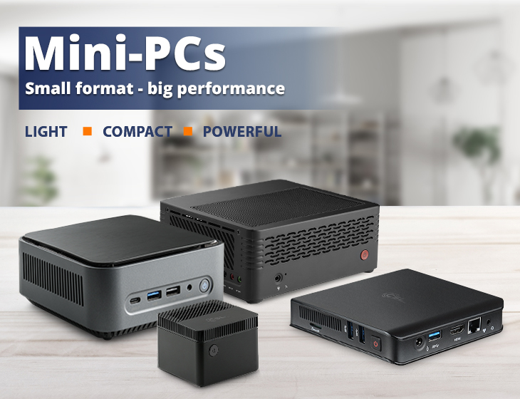 CSL Computer  Mini PC - CSL Narrow Box Ultra HD Compact v4 / Windows 10  Home