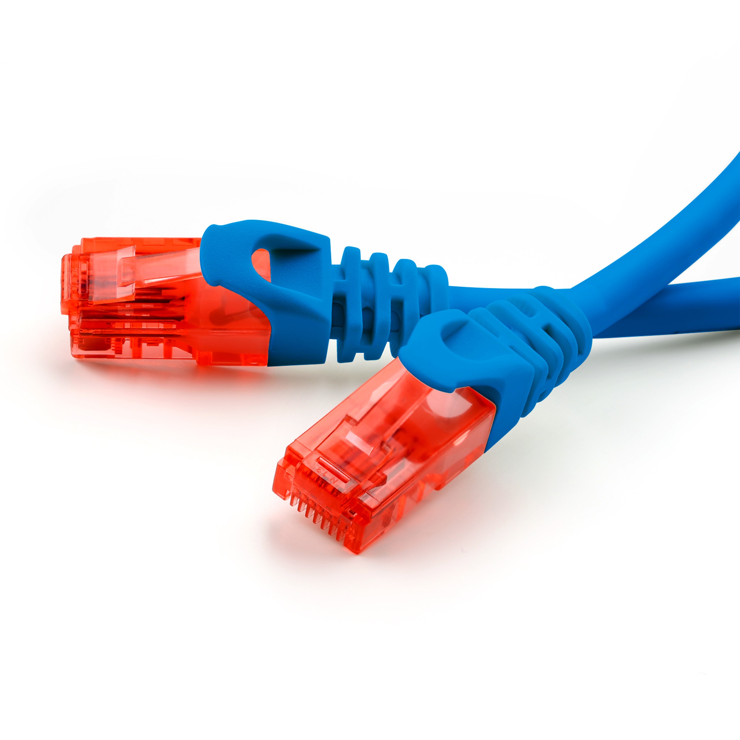 Câbles réseau Vshop ® câble réseau plat CAT6 - RJ45 - Ethernet 20M - Blanc