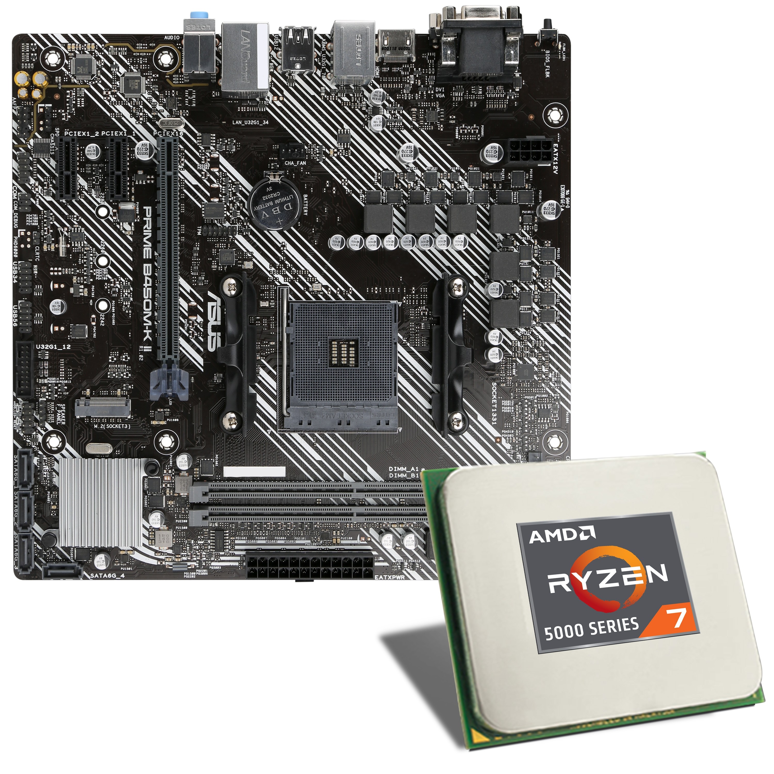 Carte mère Gigabyte B550M K - 1.0 - carte-mère - micro ATX - Socket AM4 -  AMD B550 Chipset - USB 3.2 Gen 1 - Gigabit LAN - carte graphique embarquée  (unité centrale