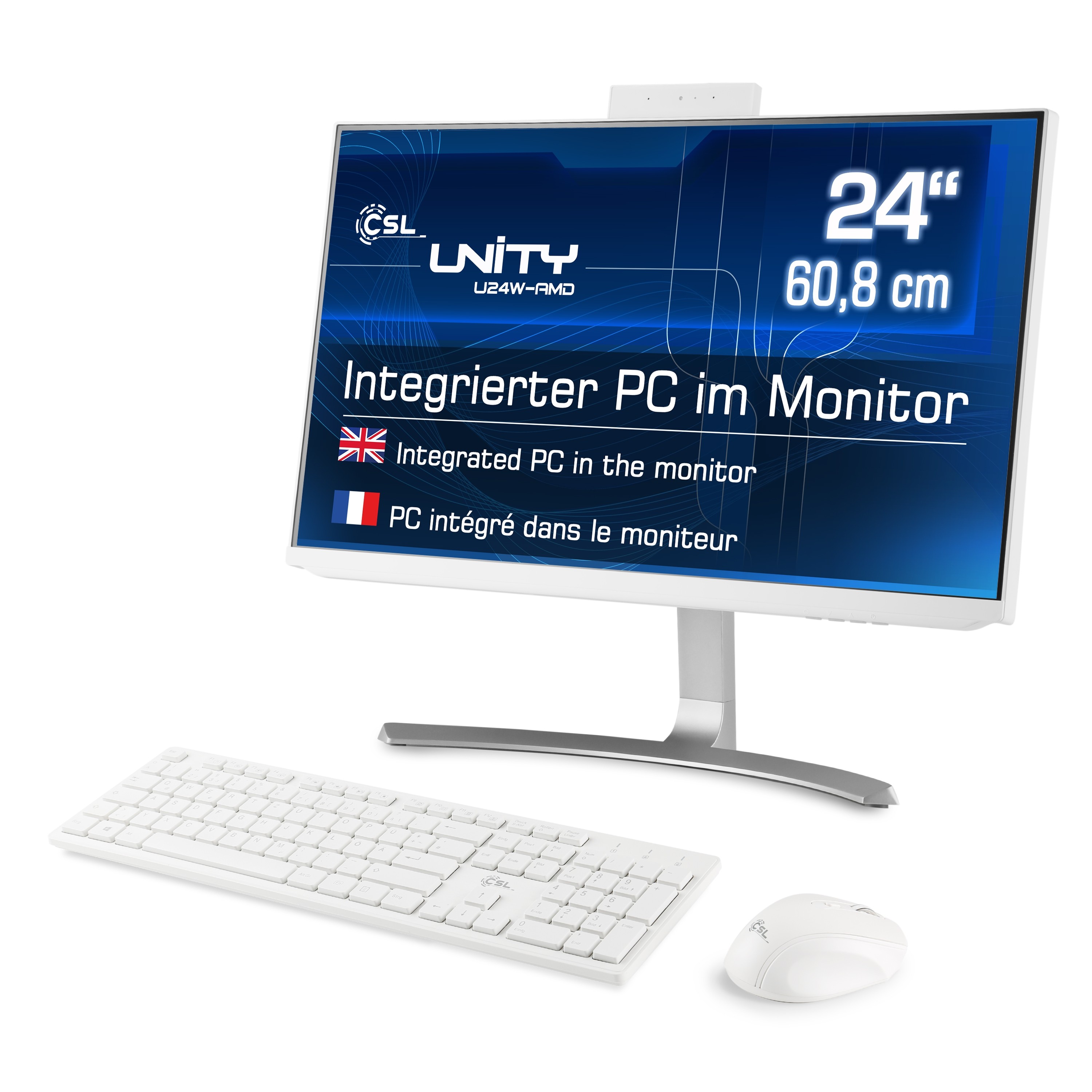 CSL Computer  All-in-One-PC CSL Unity U24W-AMD / 5700G / 2000 GB / 32 GB  RAM