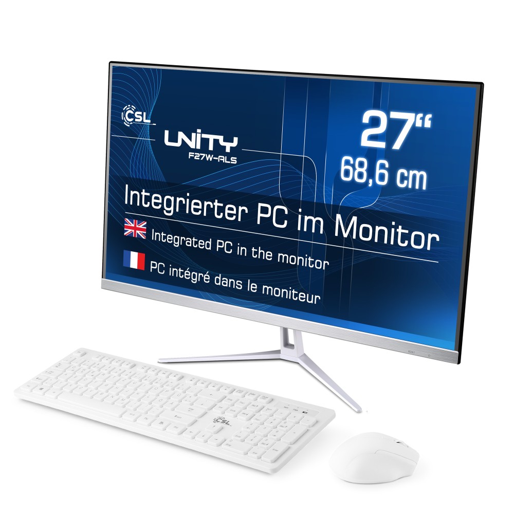 CSL Computer  All-in-One-PC CSL Unity F27W-ALS / Windows 11 Home /  256GB+16GB