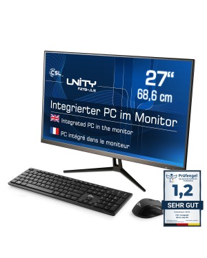 CSL Computer  PC All-in-one CSL Unity F27B-JLS Pentium / 256 GB / 8 GB RAM  / Windows 10 Pro