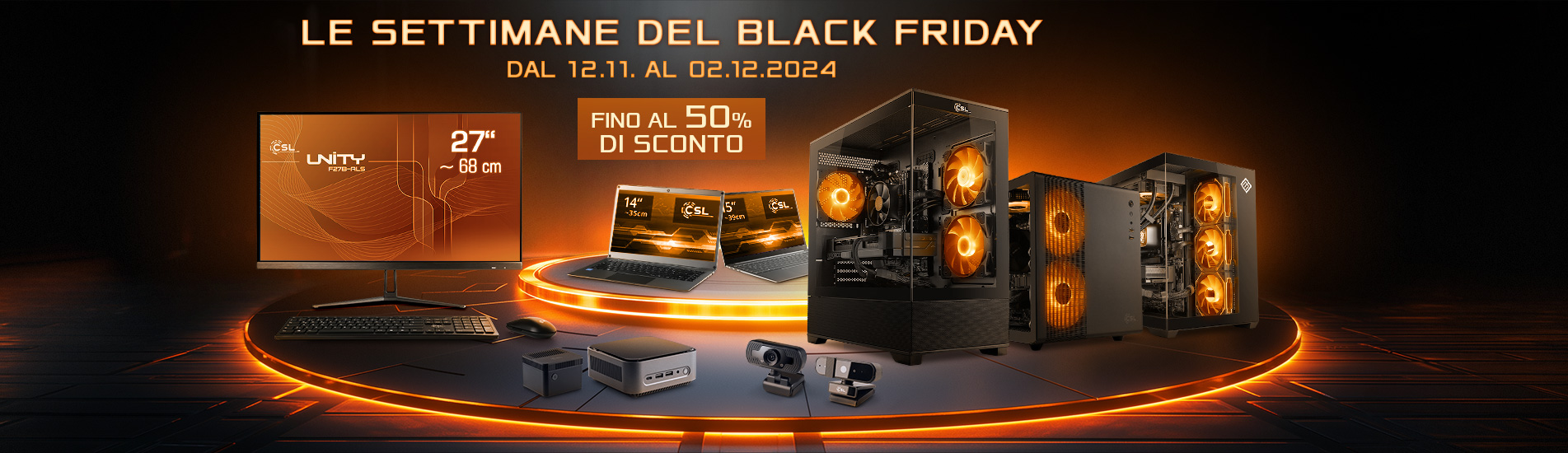 Le settimane del Black Friday di CSL