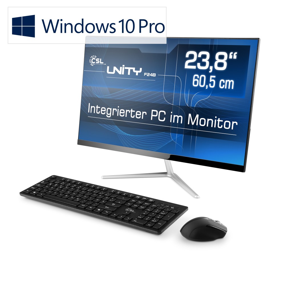 Unity - / Pro CSL All-in-One-PC schwarz Win 23.8\