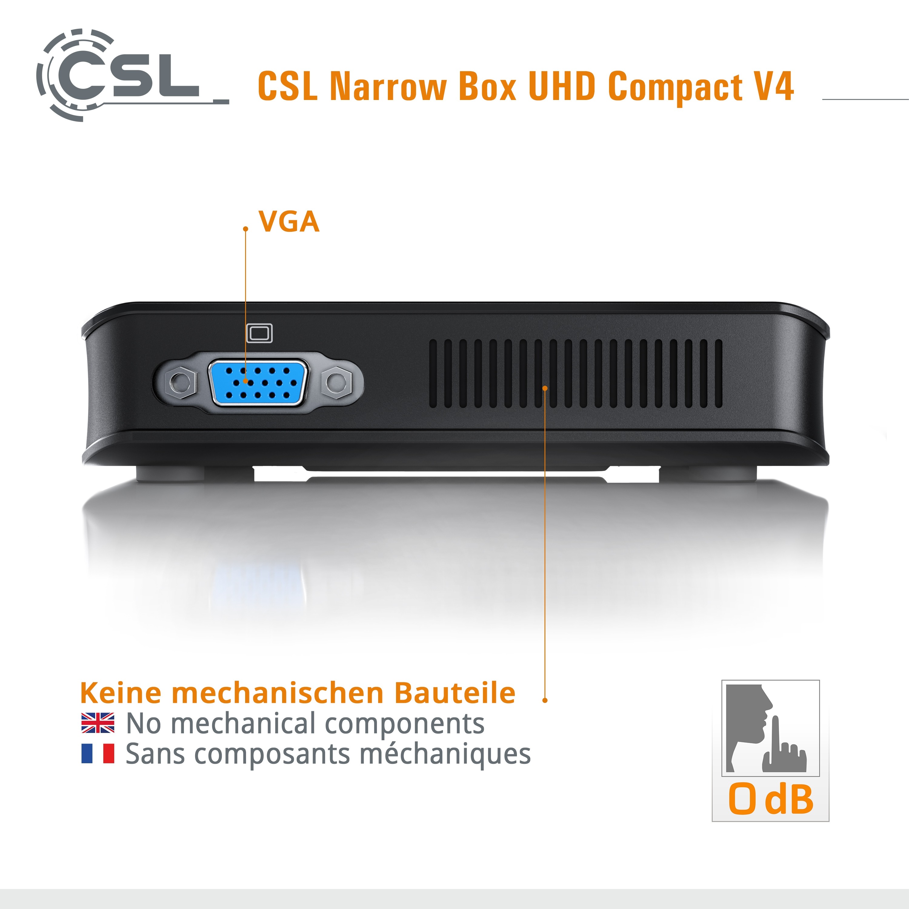 CSL Computer | Mini PC Narrow HD inkl. v4 10 Windows - Compact / Box Home Ultra 24\